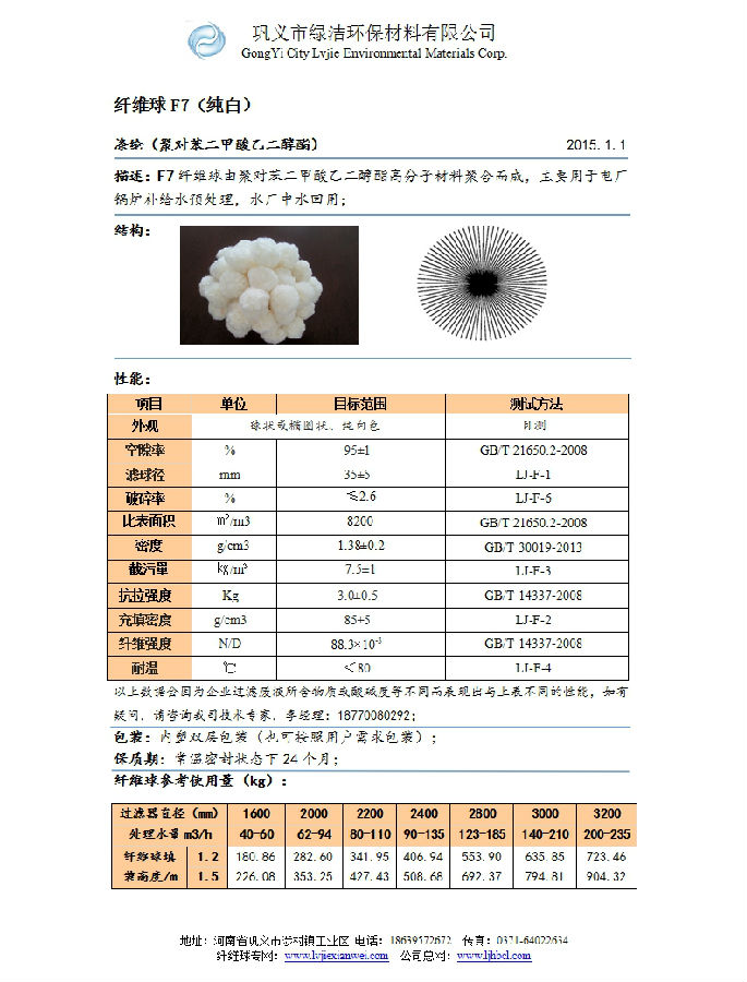 纖維球F7技術(shù)資料